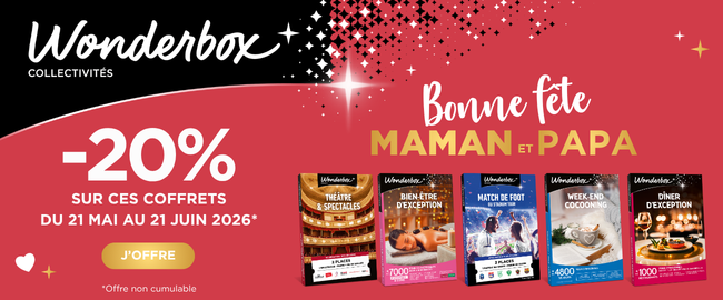 Wonderbox : Offre Bonne fête maman et papa