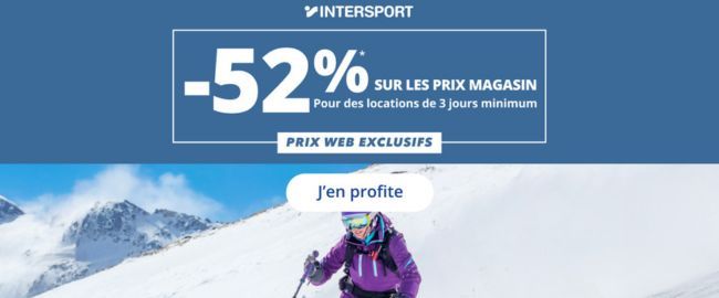 INTERSPORT : offre spéciale