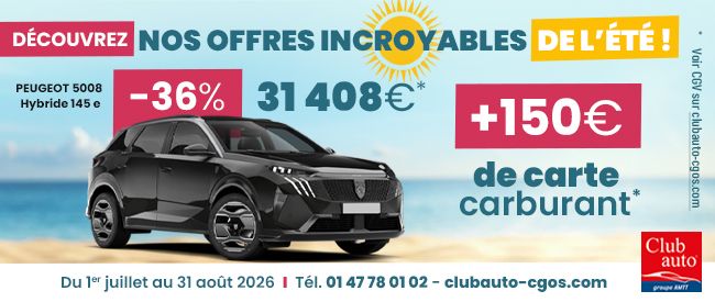 Club auto : offre spéciale