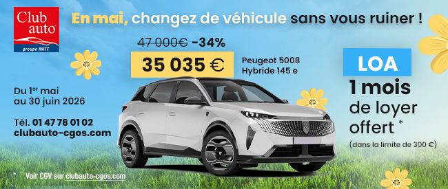 Club auto : offre spéciale